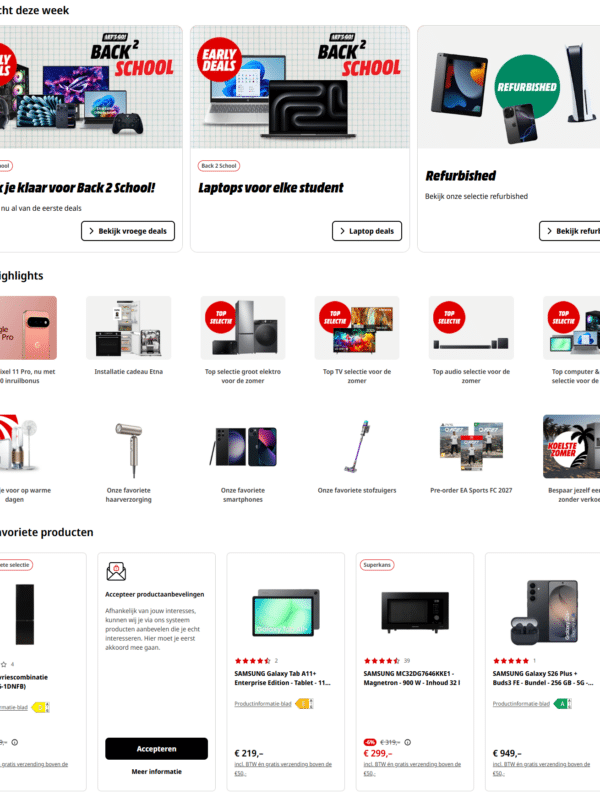 Media Markt folder