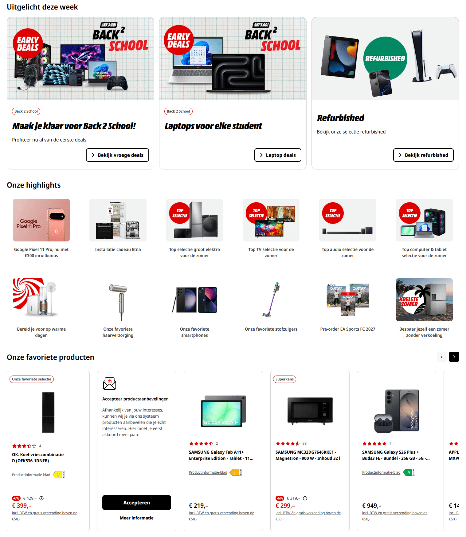 Media Markt folder