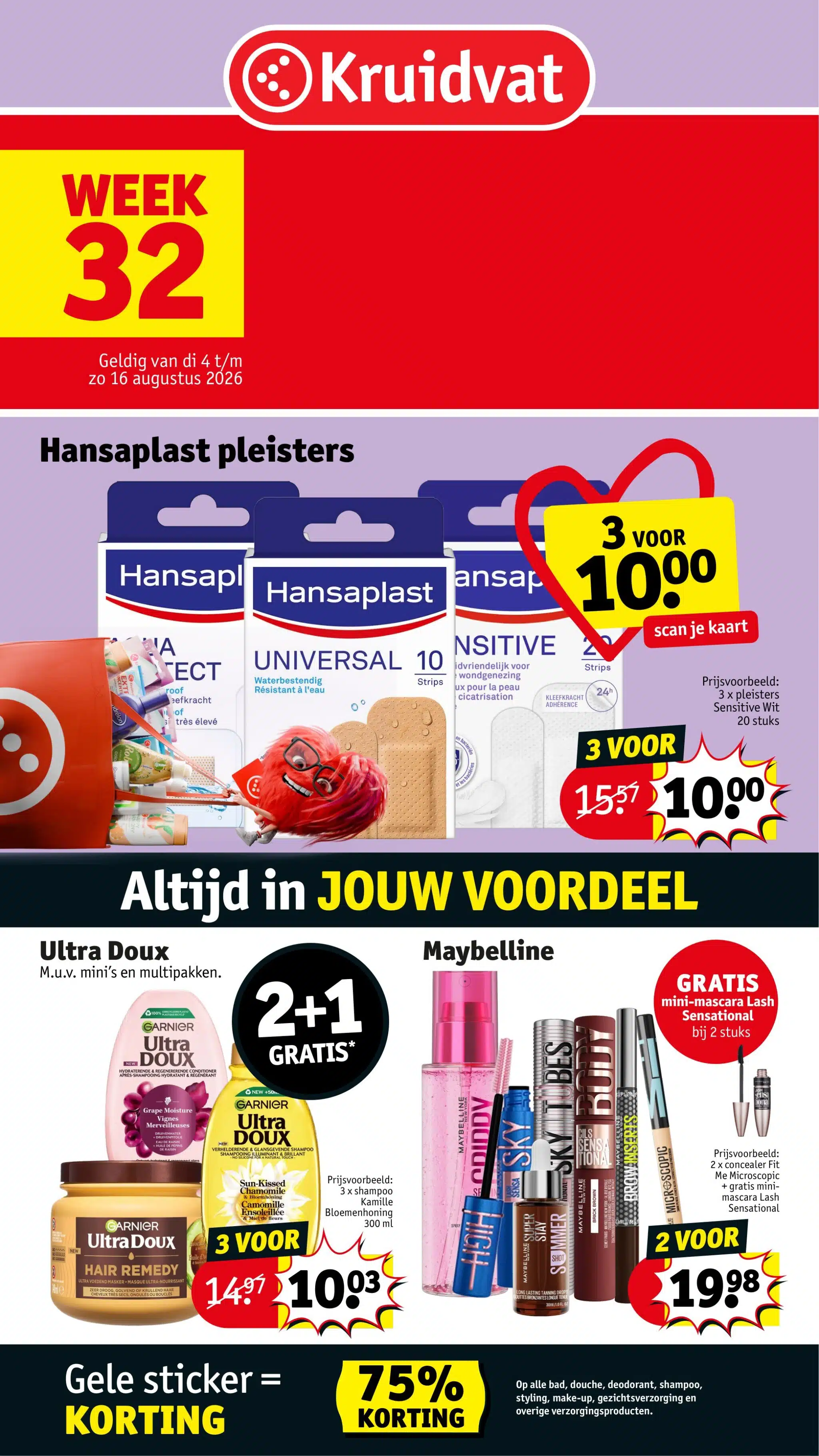 Kruidvat folder