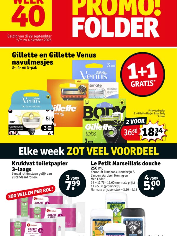 Kruidvat folder